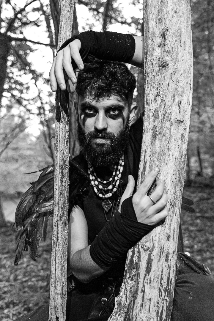 Daniele - membro dei Castigamatt nel bosco